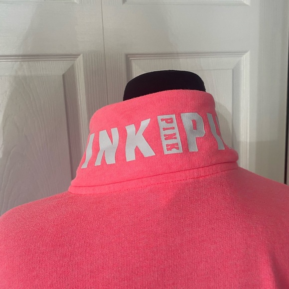 Victoria’s Secret Limited Edition Pink Half Zip Sweatshirt - Picture 4 of 8